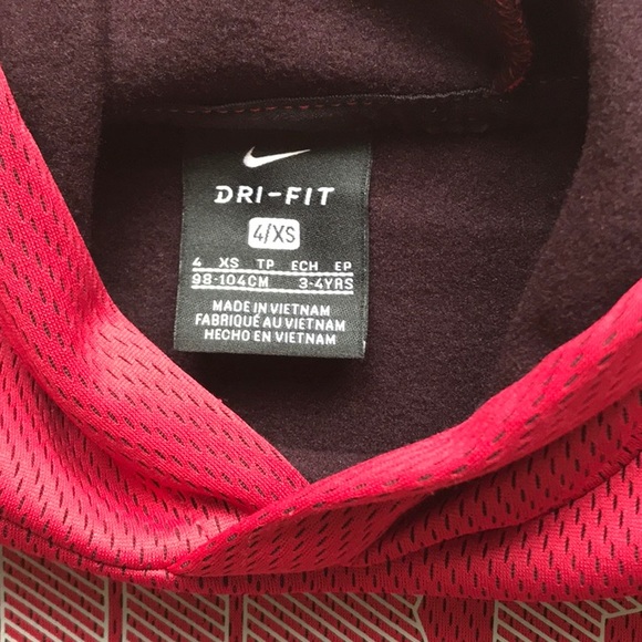 NIKE SIZE 4 THERMA FIT HOODIE - Picture 4 of 4